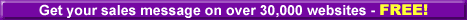 World Banner Exchange Banner